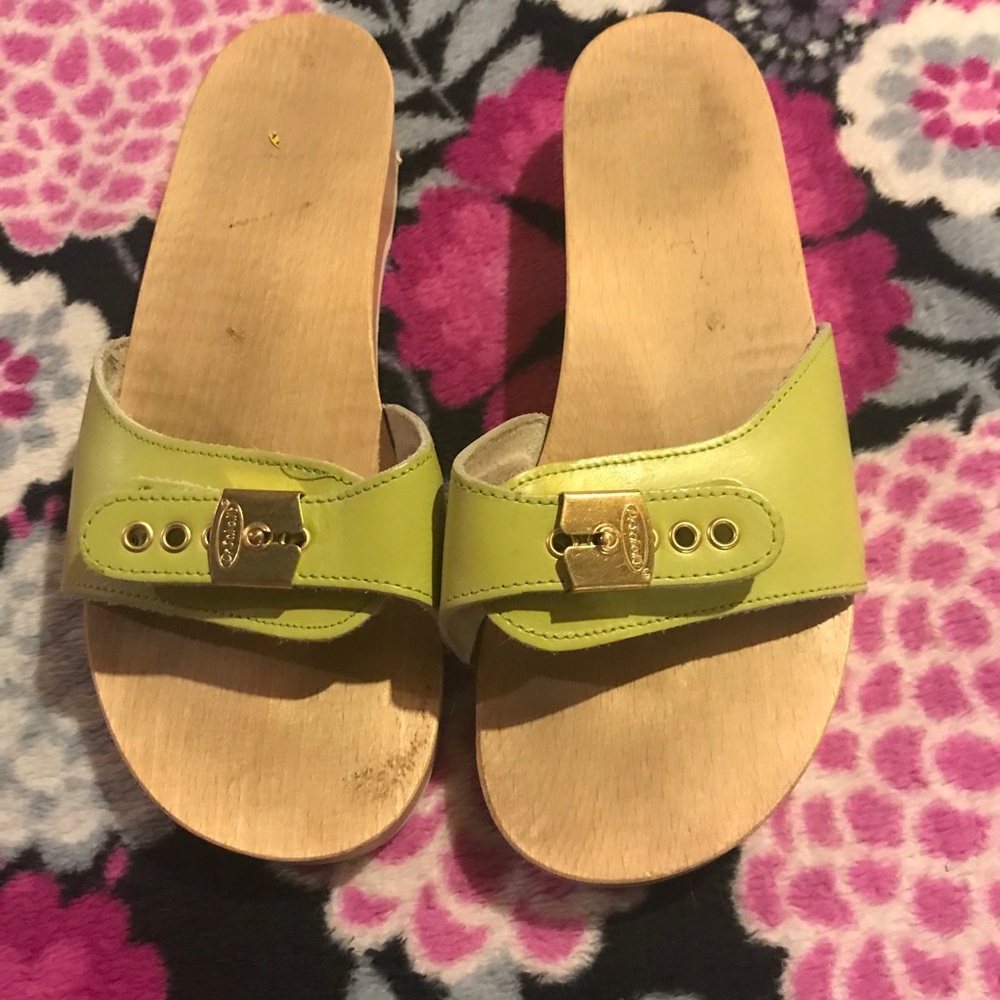 Dr Scholl’s Excercise Wooden Sandals